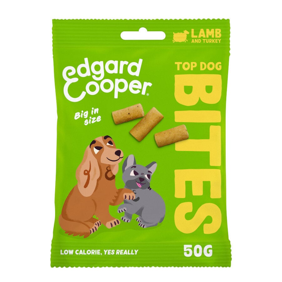 50 g Edgard & Cooper Bocaditos Grande de Cordero y Pavo para perros, , large indicador imagen numero 1